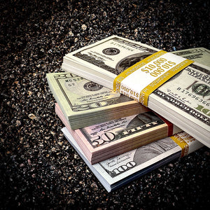 $27,000 Moe Money “Executive Stack” $20, $50, $100 old and new!