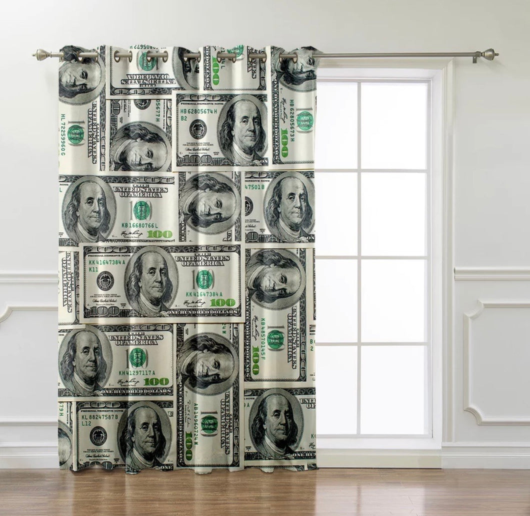Drapes Decor Curtain Panels $100 dollar print