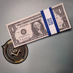 Moe Money “G-String Stack” new style prop $1 dollar bills