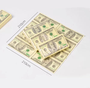 Let Your Money Clean Up The Mess With These $100 Dollar Bill Napkins