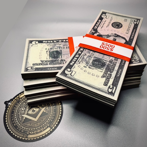 Moe Money “High Five” Stack new style prop $5 dollar bills